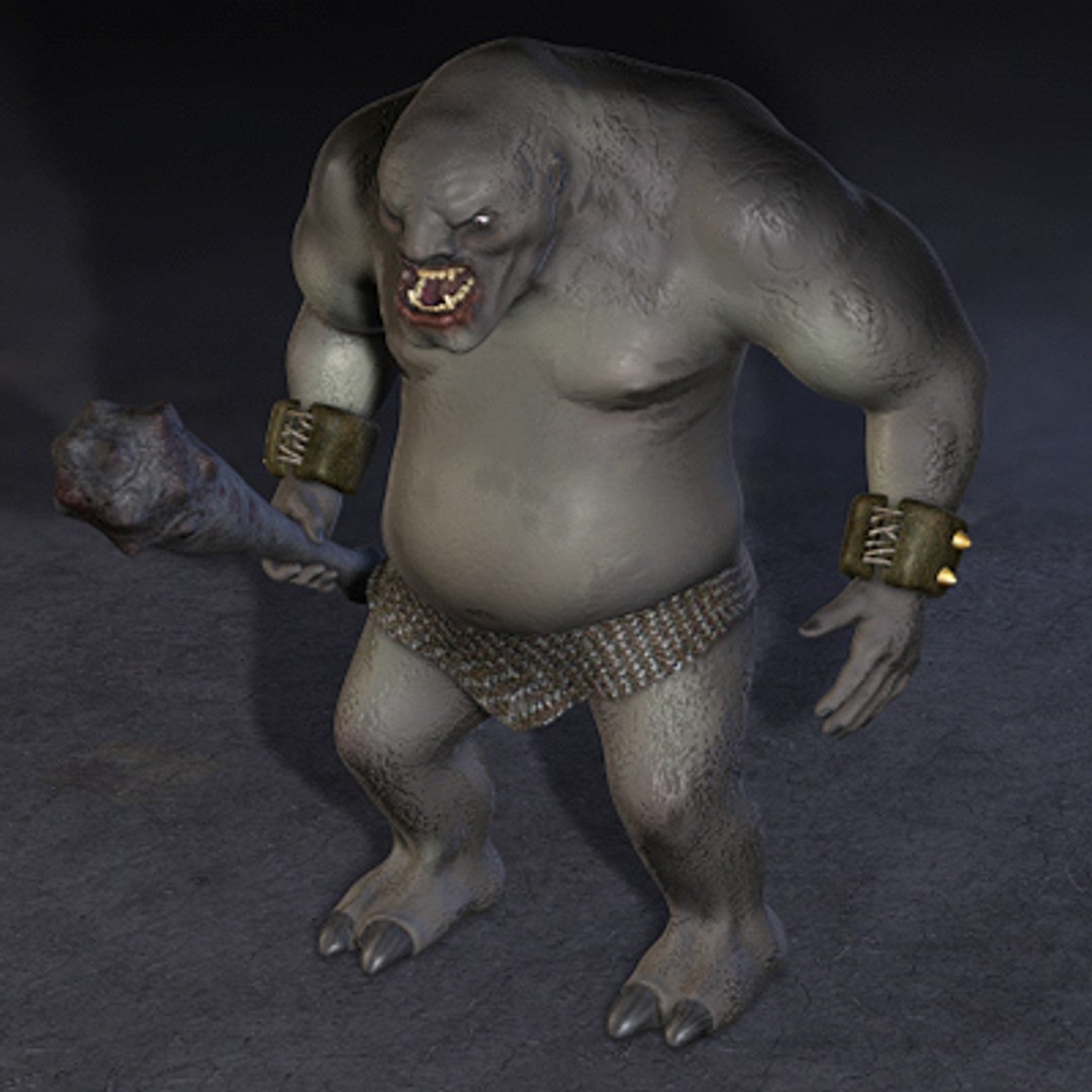 3d Cave Troll