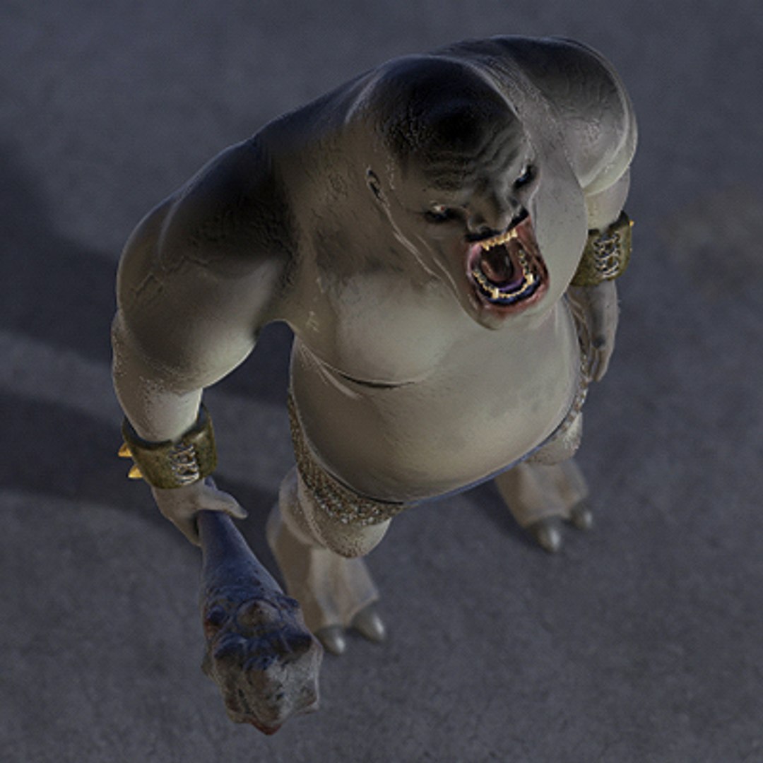 3d Cave Troll