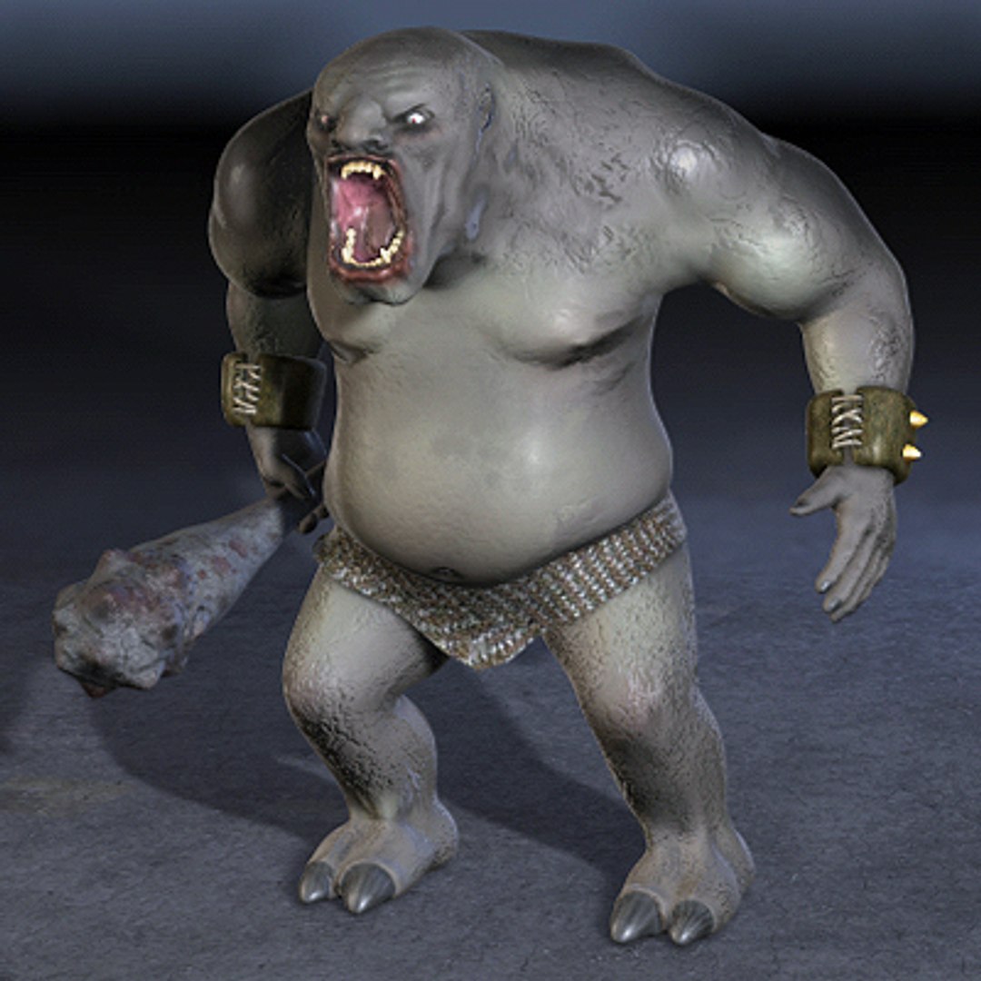 3d Cave Troll