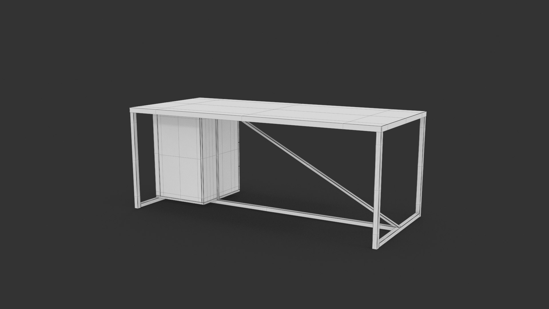 Office Table Model - TurboSquid 1913592