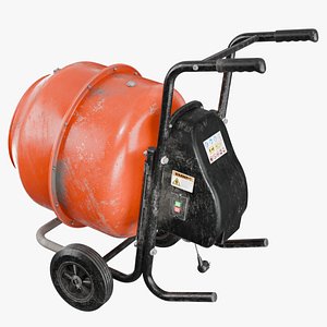 3D Concrete Mixer 02 a