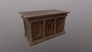 church altar 3D