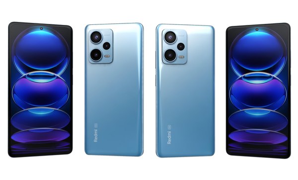 Xiaomi Redmi Note 12 Pro Plus Blue 3D model