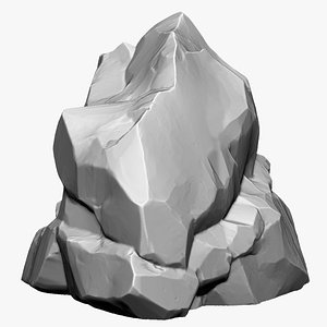 3D Mountain rock Zbrush sculpt 3D model