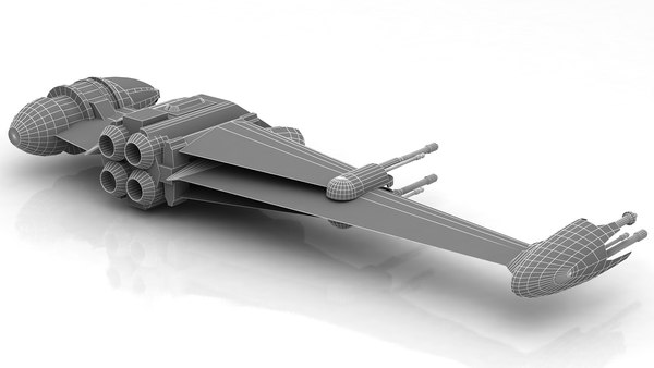 3D Star Wars B-wing B Model - TurboSquid 1627759