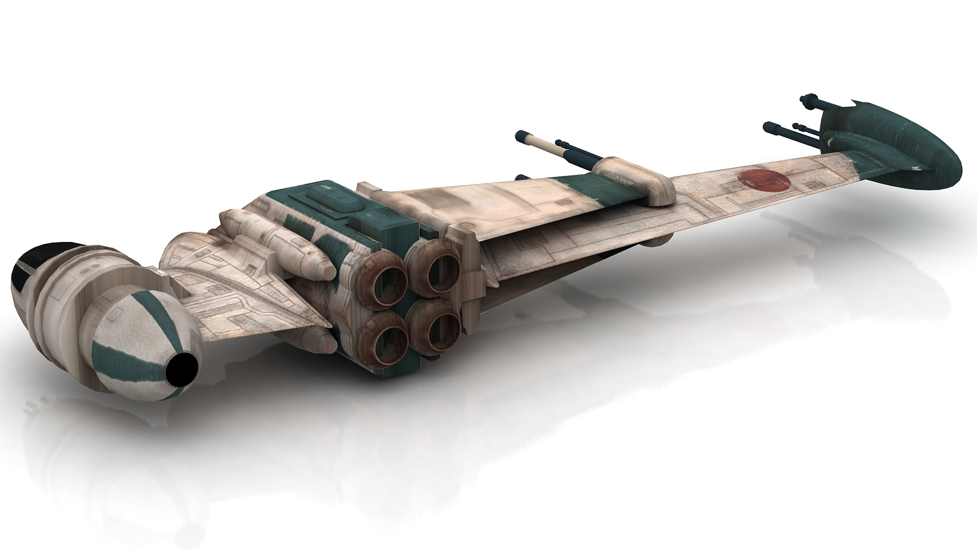 3D Star Wars B-wing B Model - TurboSquid 1627759