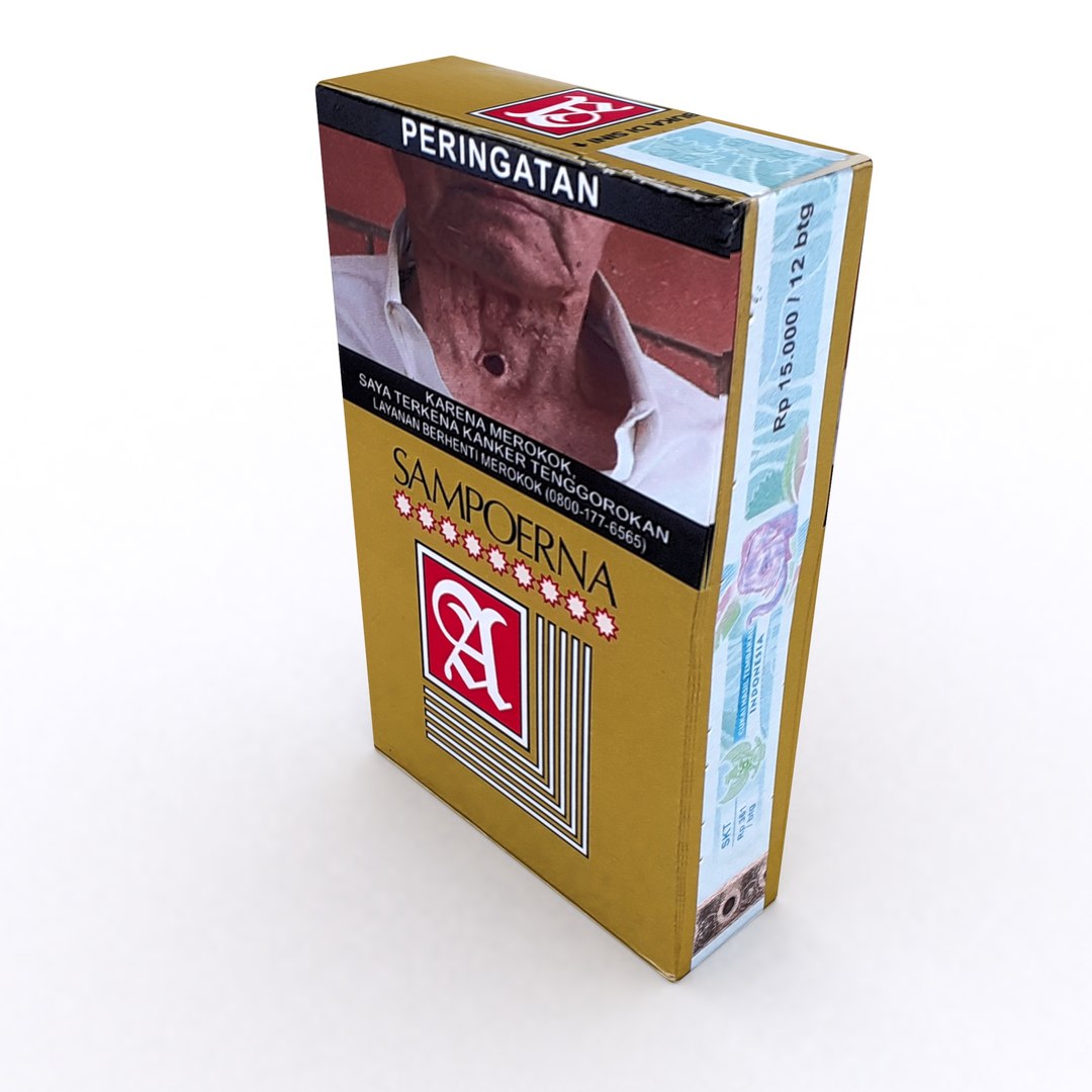 SAMPOERNA CIGARETTES KRETEK 3D Model - TurboSquid 2088186