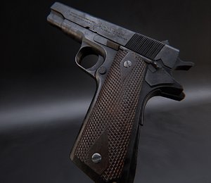 M1911 AAA Game Ready PBR Low-poly 3D model