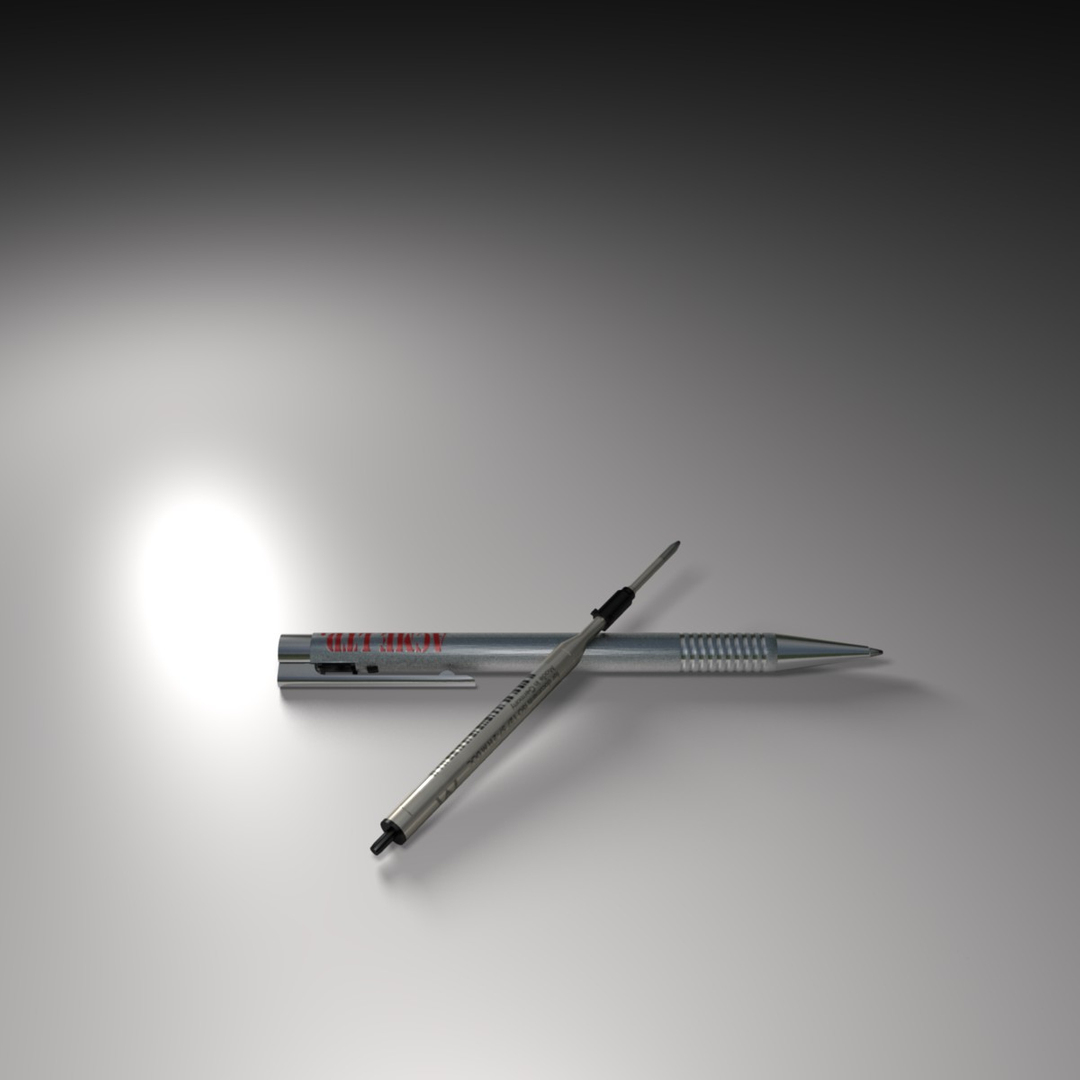 Business Ballpoint Pen Ball 3ds Free