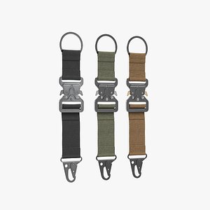 3D model Tactical Keychain