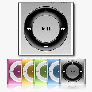 apple ipod shuffle 3d model