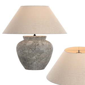 TERRA-COTTA ETRUSCAN URN TABLE LAMP