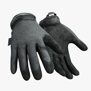 Minimal Tactical Gloves - Game Ready Asset