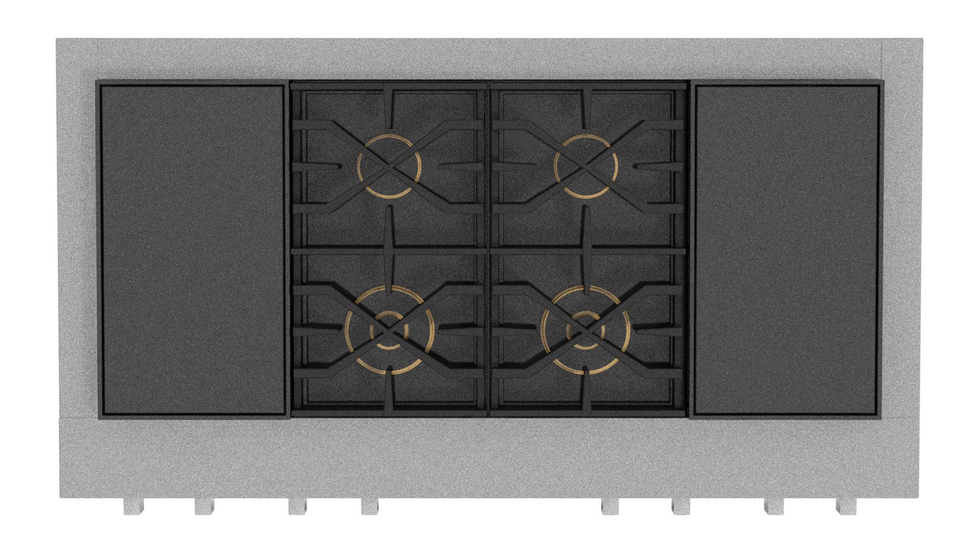 3D Signature 48-inch Dual-Fuel Pro Rangetop With Sous Vide And ...