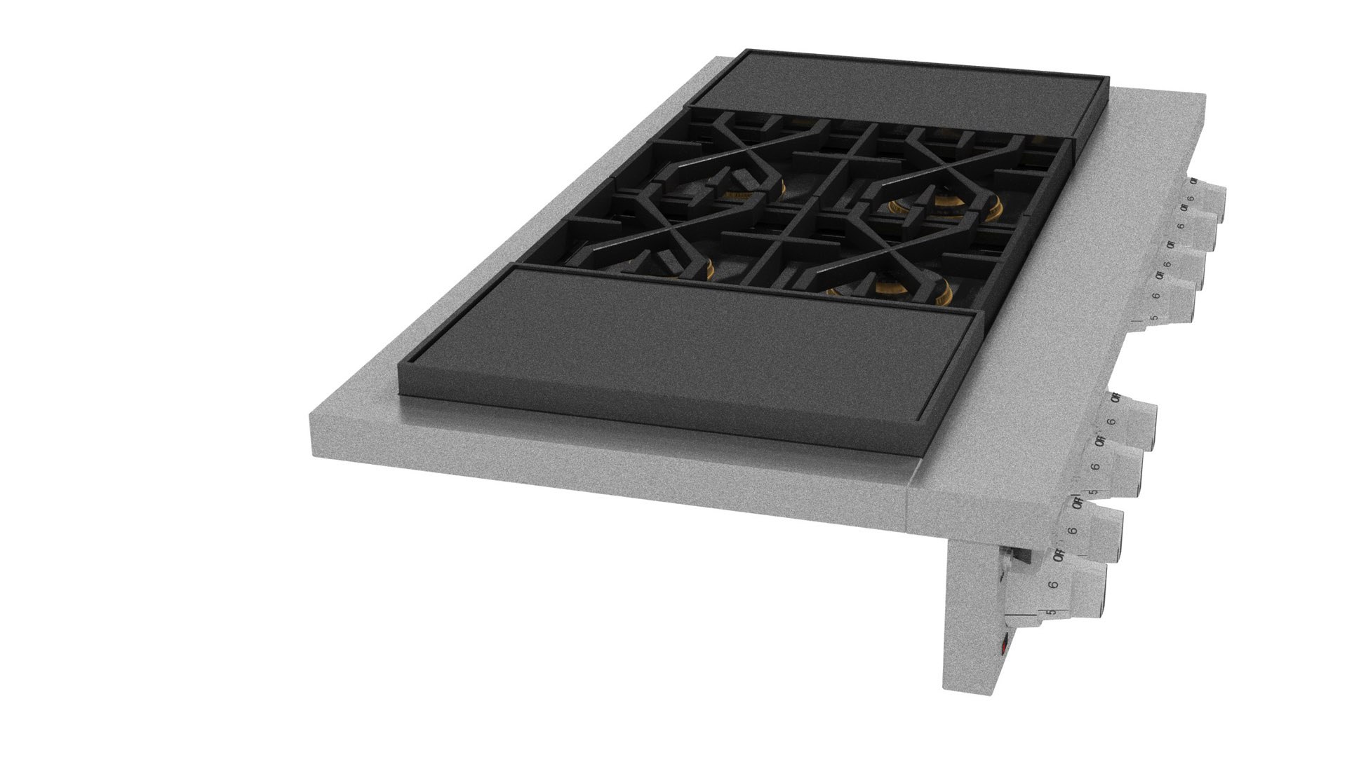 3D Signature 48-inch Dual-Fuel Pro Rangetop With Sous Vide And ...