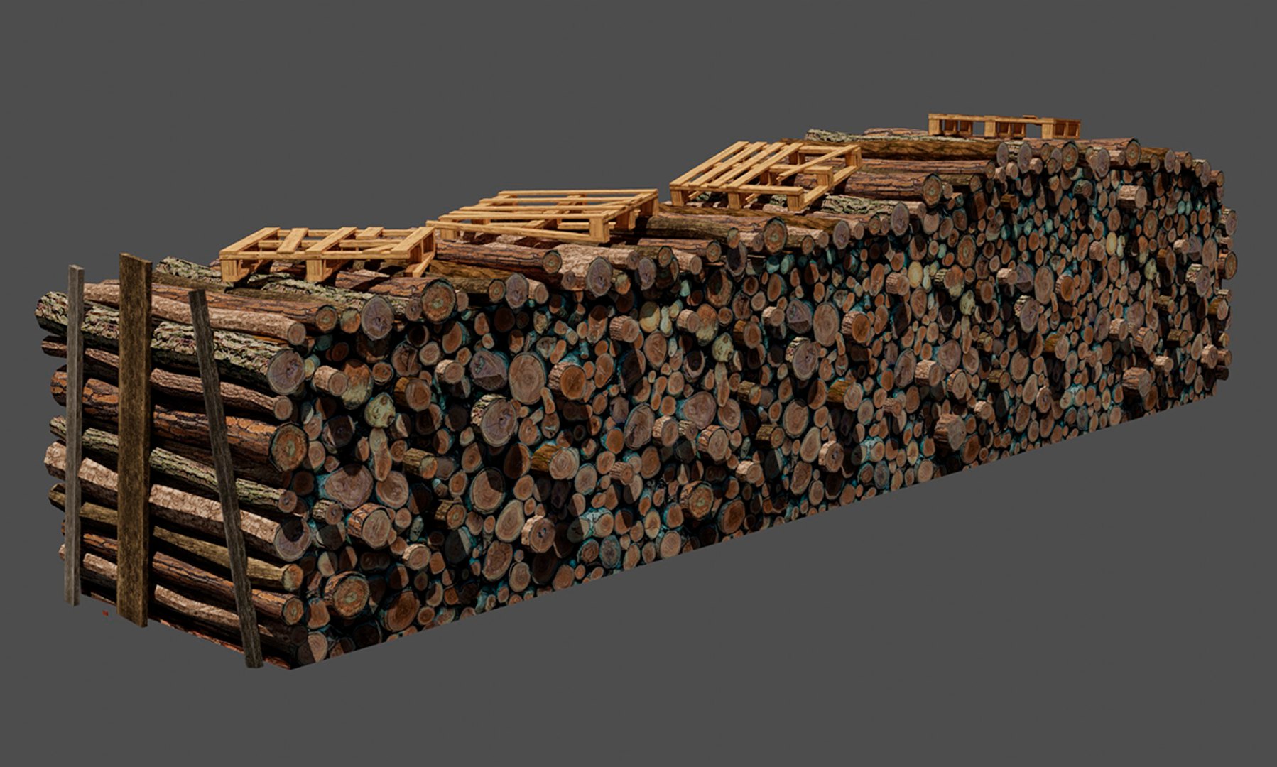 Log Cargo 3D - TurboSquid 2416740