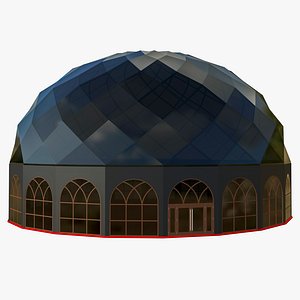 Building Dome Structure Futuristic