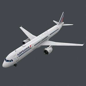 A321 real-time PBR plane