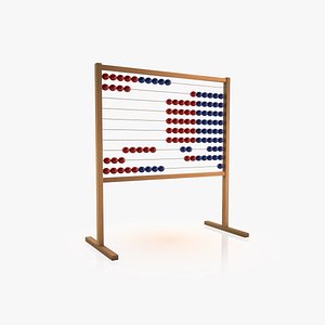 3d school calculator children model