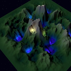 3D Sci-fi valley