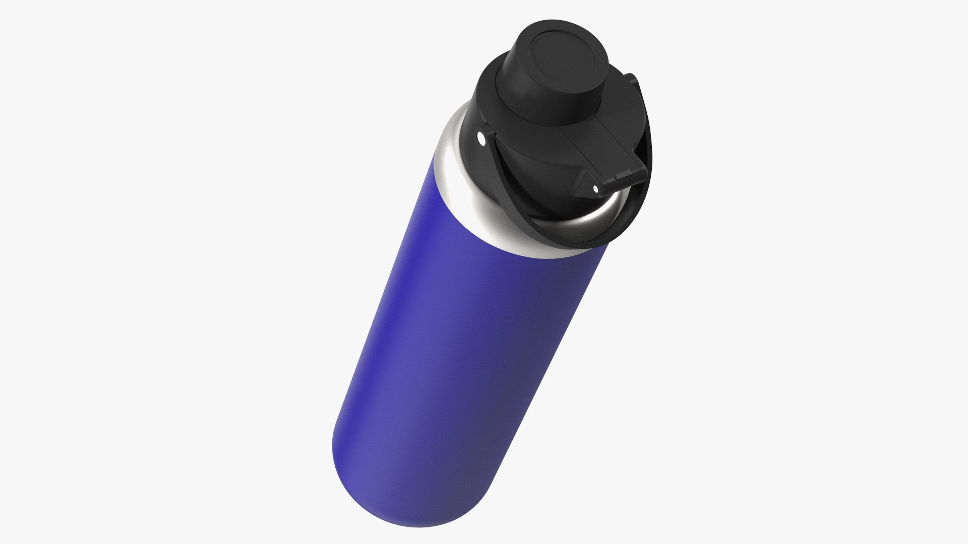 Sports Bottle Blue Close 3D model preview