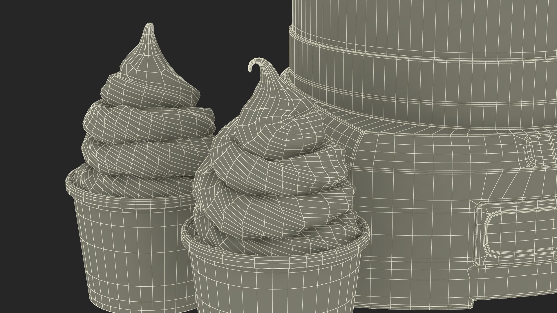 Ice Cream Maker Machine 3D Model - TurboSquid 2199205