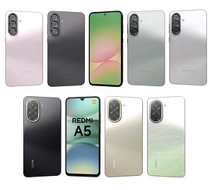 3D Samsung Galaxy A56 And Xiaomi Redmi A5 4G model