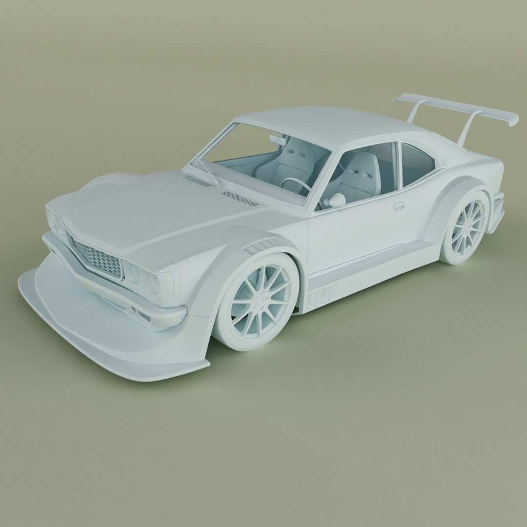 Mazda Rx3 Racing Model - TurboSquid 1704992