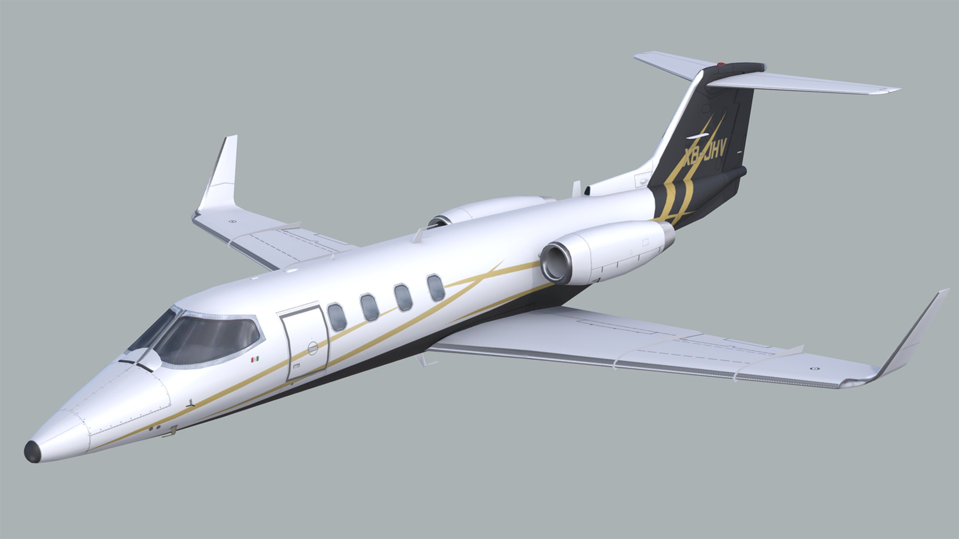 Learjet 29 3D Model - TurboSquid 2218198