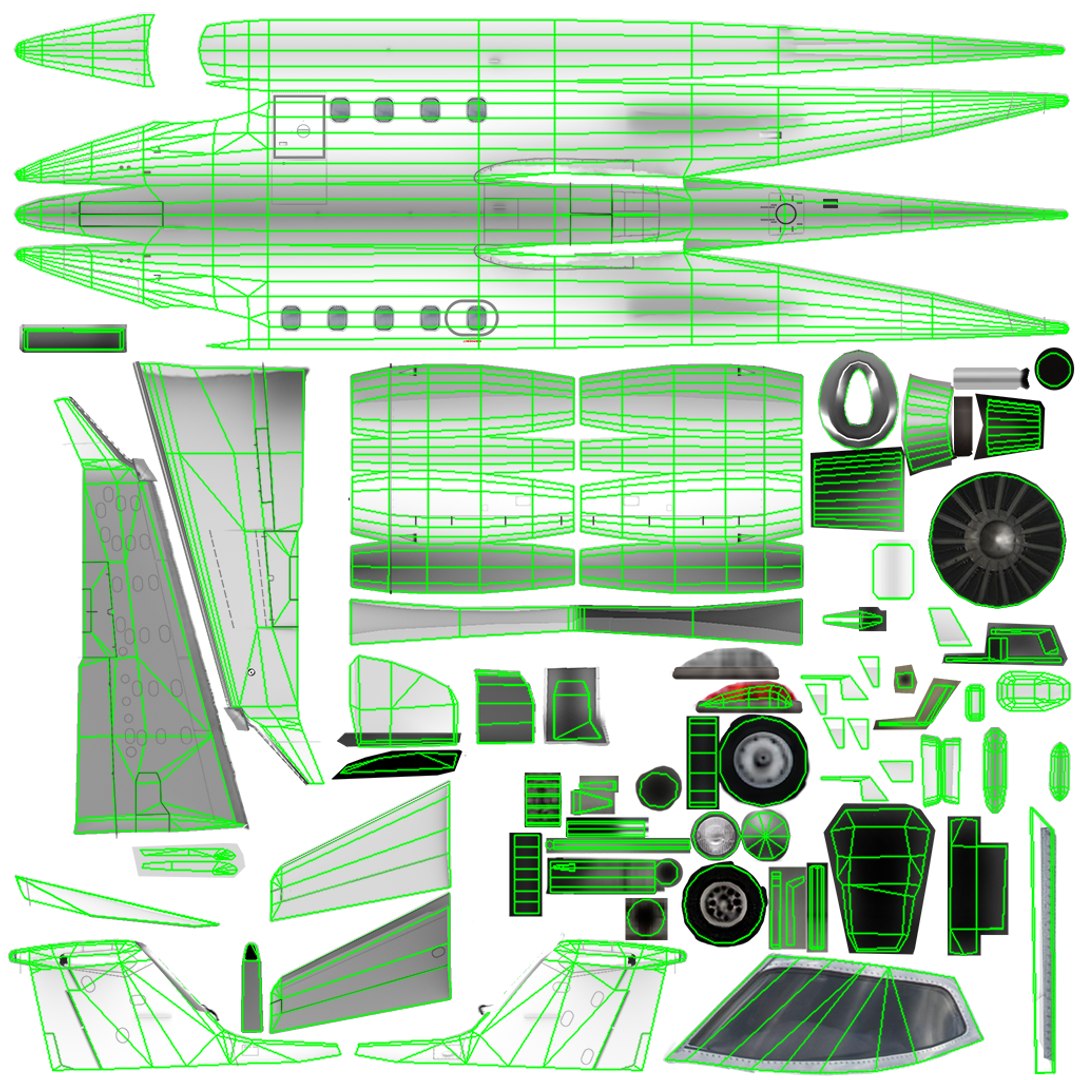 Learjet 29 3D Model - TurboSquid 2218198