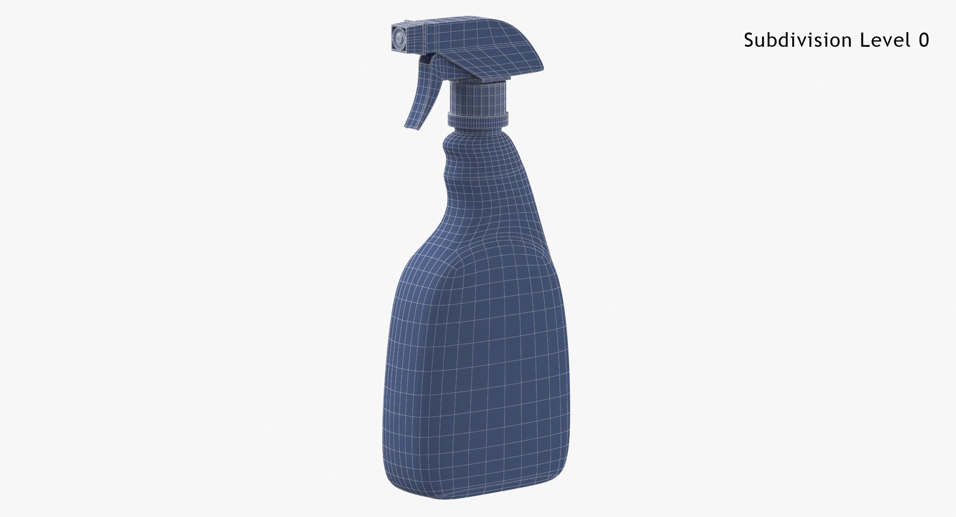 3D All Purpose Cleaner Spray 02 Blank and Generic Label model ...