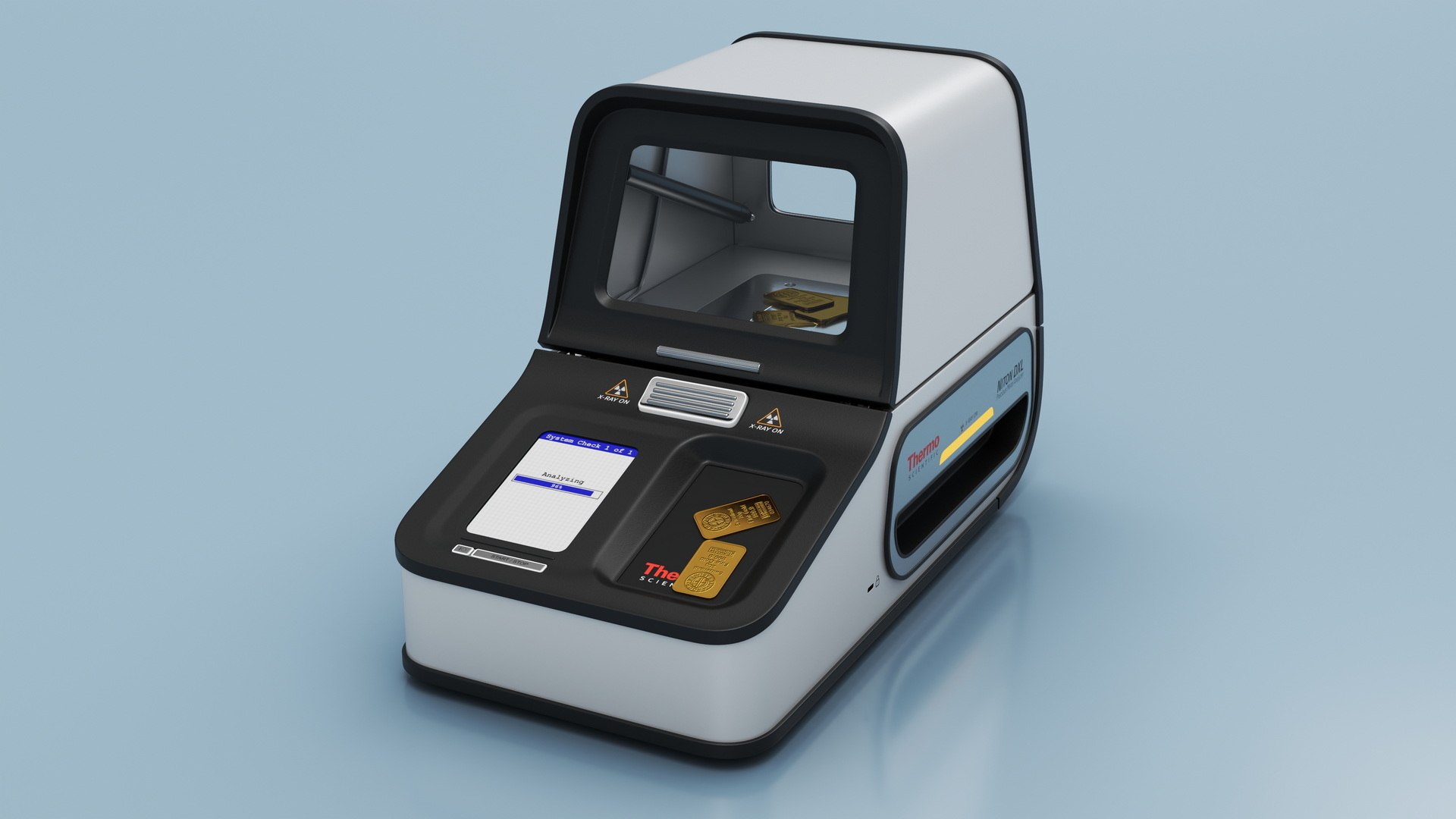 3D Niton DXL Precious Metal Analyzer With Swiss Gold Bar Ingots ...