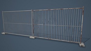 Portable Construction Fence PBR