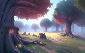 Strange Woods Skybox