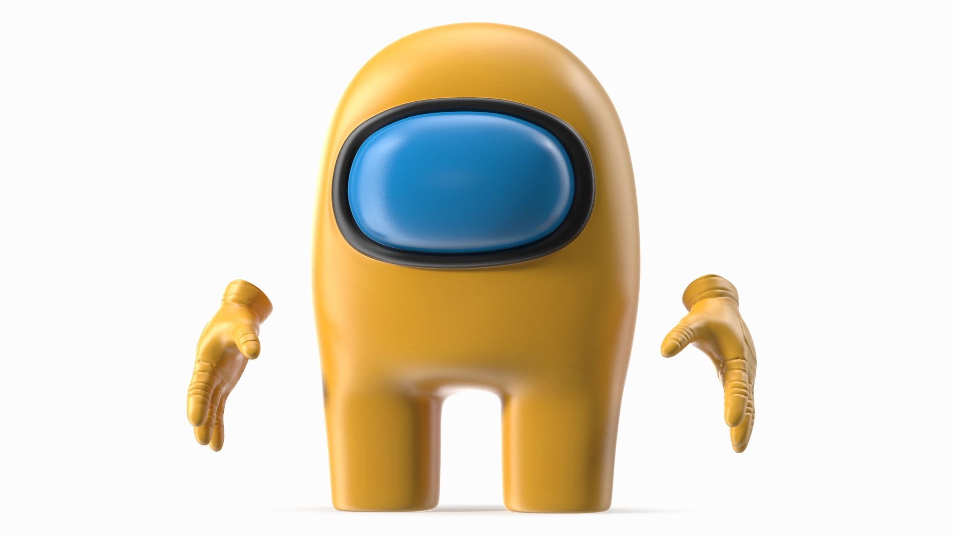 Yellow Among Us Character 3D Model TurboSquid 2003856