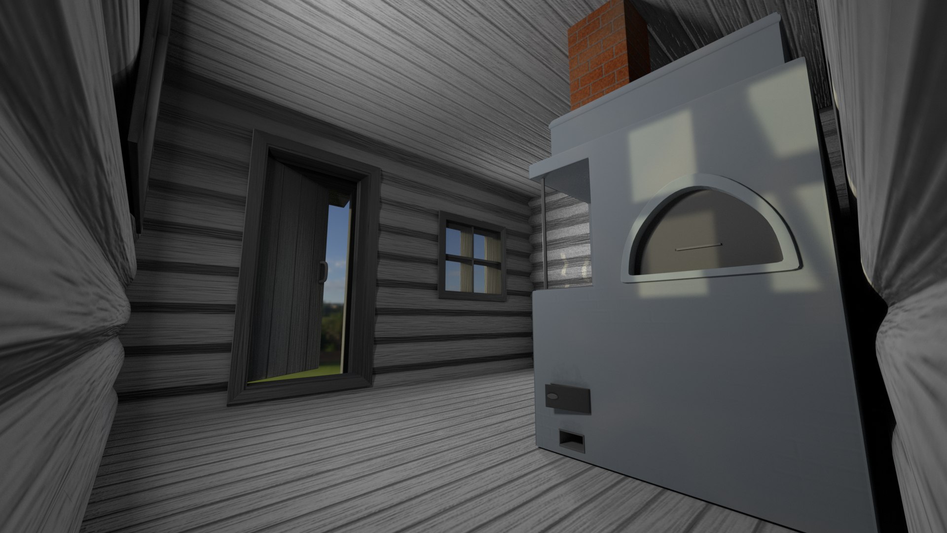 Ready Log Hut Model - TurboSquid 1645301