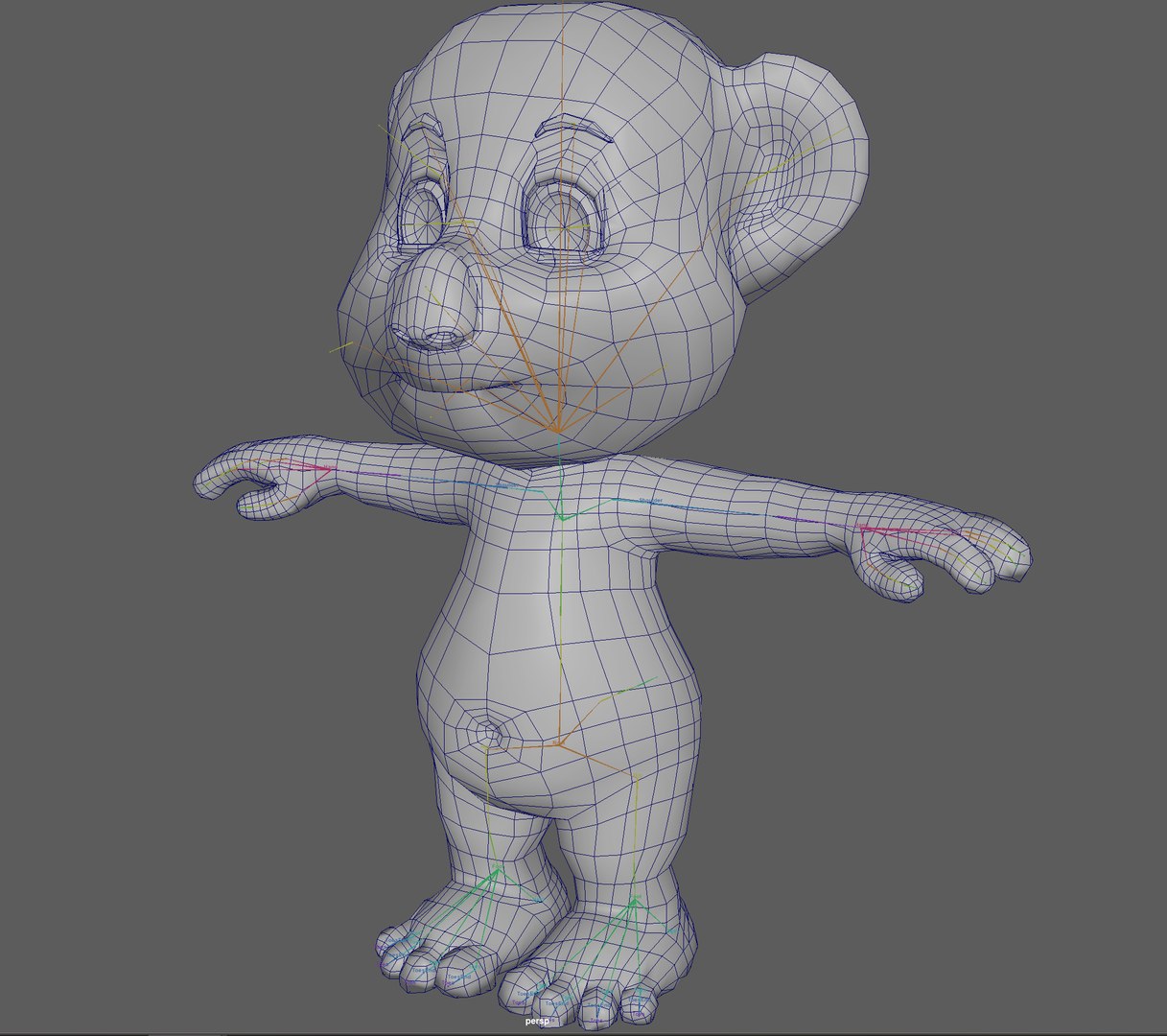 Cartoon Koala Rig Model - TurboSquid 1973002