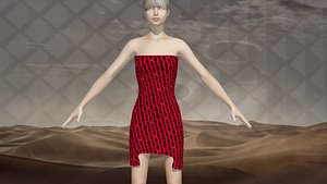 Woman in eternal dress