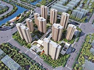 Modern Waterfront Apartment Complex