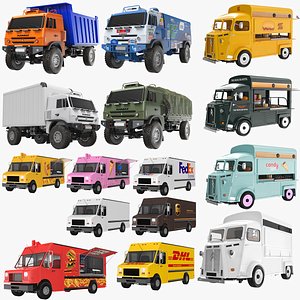 15 Large Trucks Collection