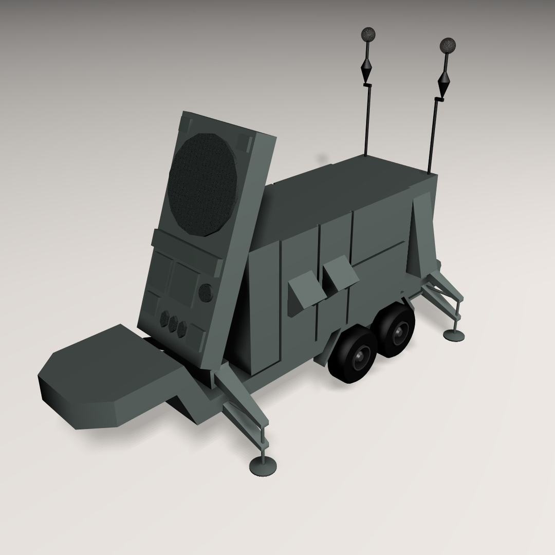 3d Patriot Missile Defense Model