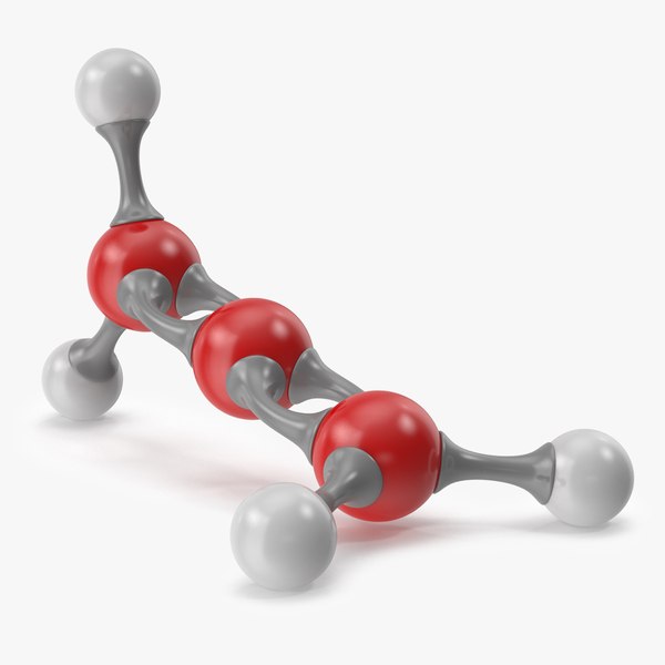 3D model propadiene molecular
