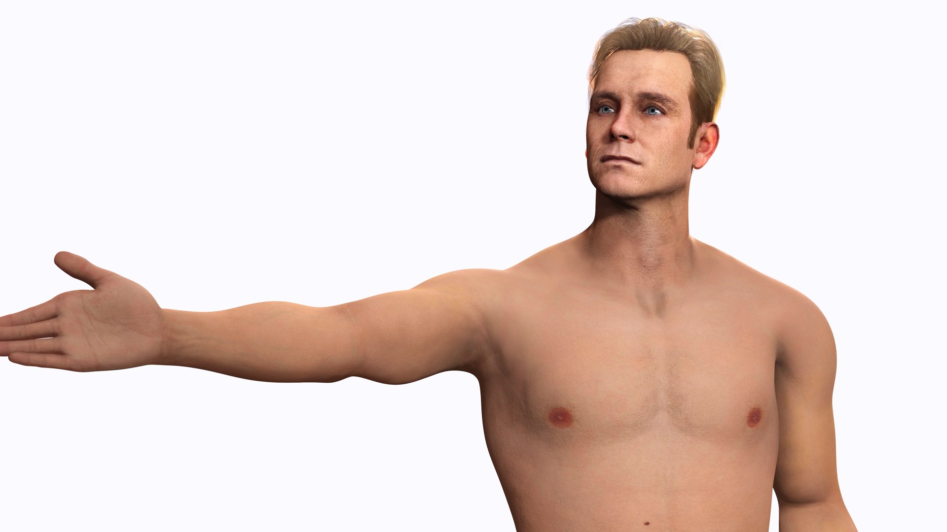 3D Homelander The Boys - Base Mesh Low-poly - TurboSquid 2231092
