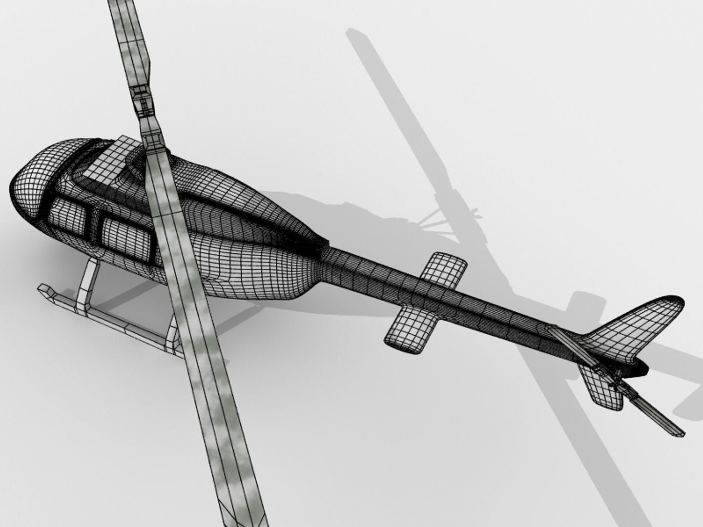 Photo Real Bell Jet 3d Model