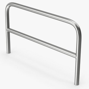 Steel Safety Rail 3D model