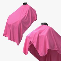 Salon Hair Cutting Cape Pink