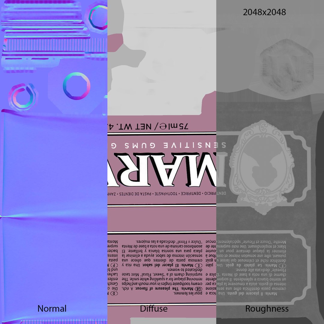 Toothpaste Pink Low-poly 3D Model 3D Model - TurboSquid 2089513