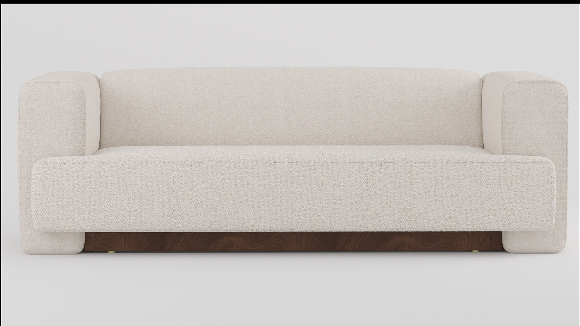 TERRAIN IVORY BOUCLE SOFA 3D Model TurboSquid 2048297