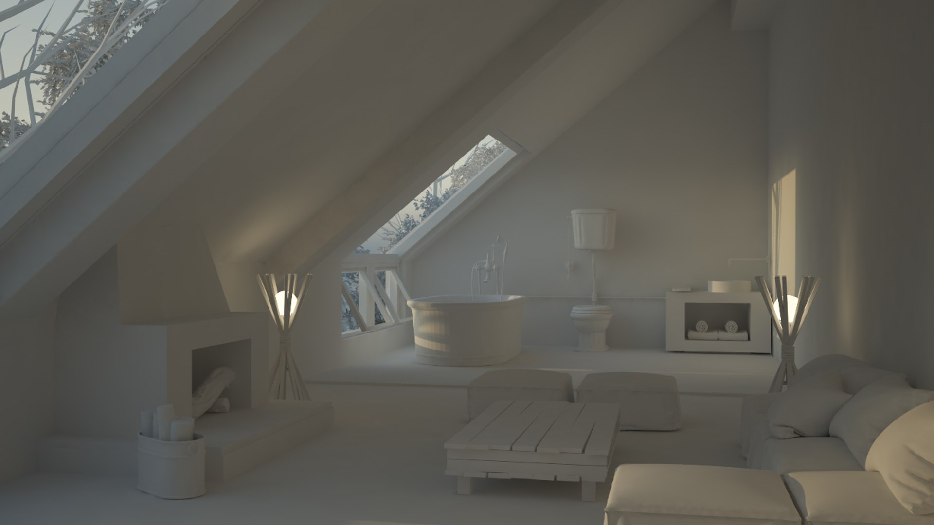 Complete Interior Set- Set 3D Model - TurboSquid 1258698