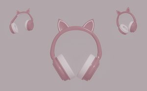 Bluetooth Headphones with Cat Ears